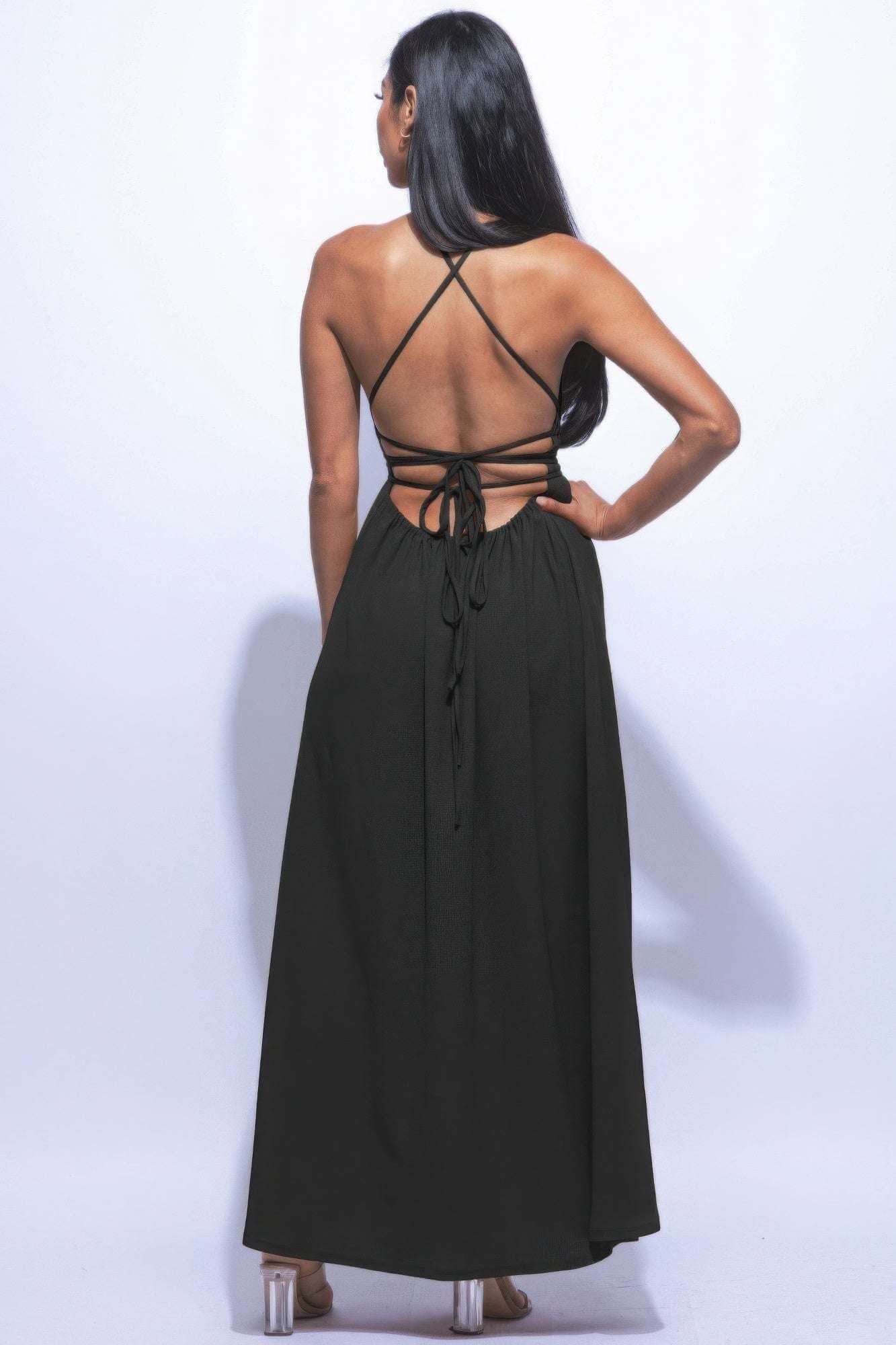 Side Slit Maxi Dress - The Diva Goddess