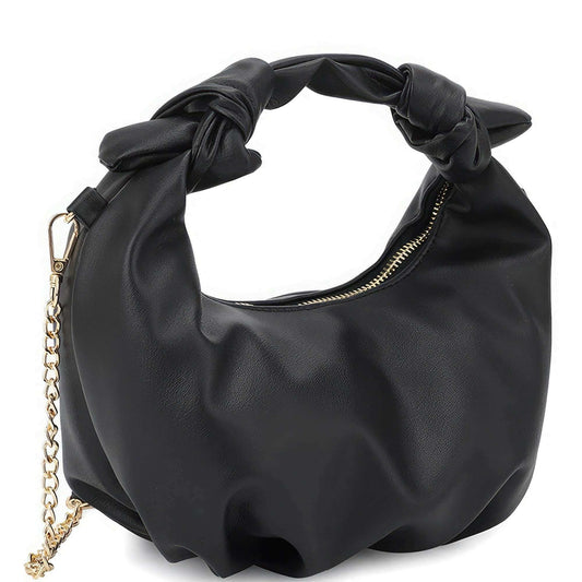 Smooth Round Handle Zipper Bag - The Diva Goddess