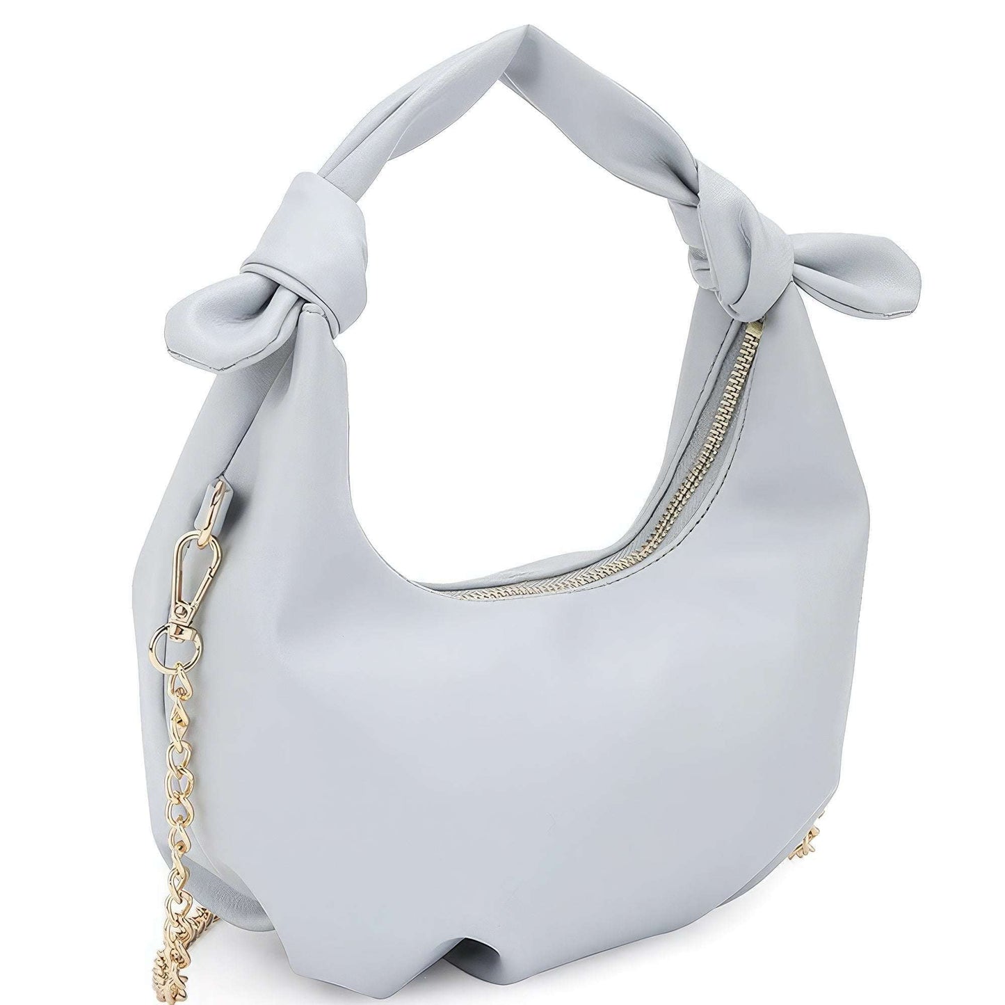 Smooth Round Handle Zipper Bag - The Diva Goddess