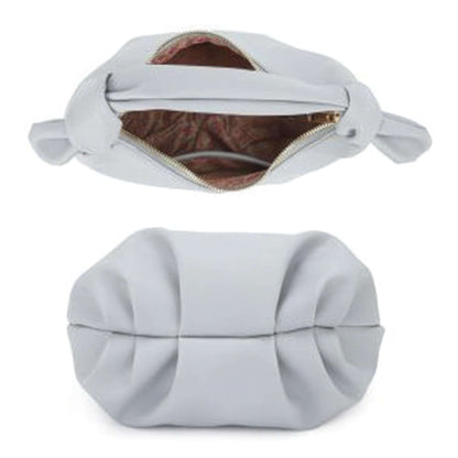 Smooth Round Handle Zipper Bag - The Diva Goddess