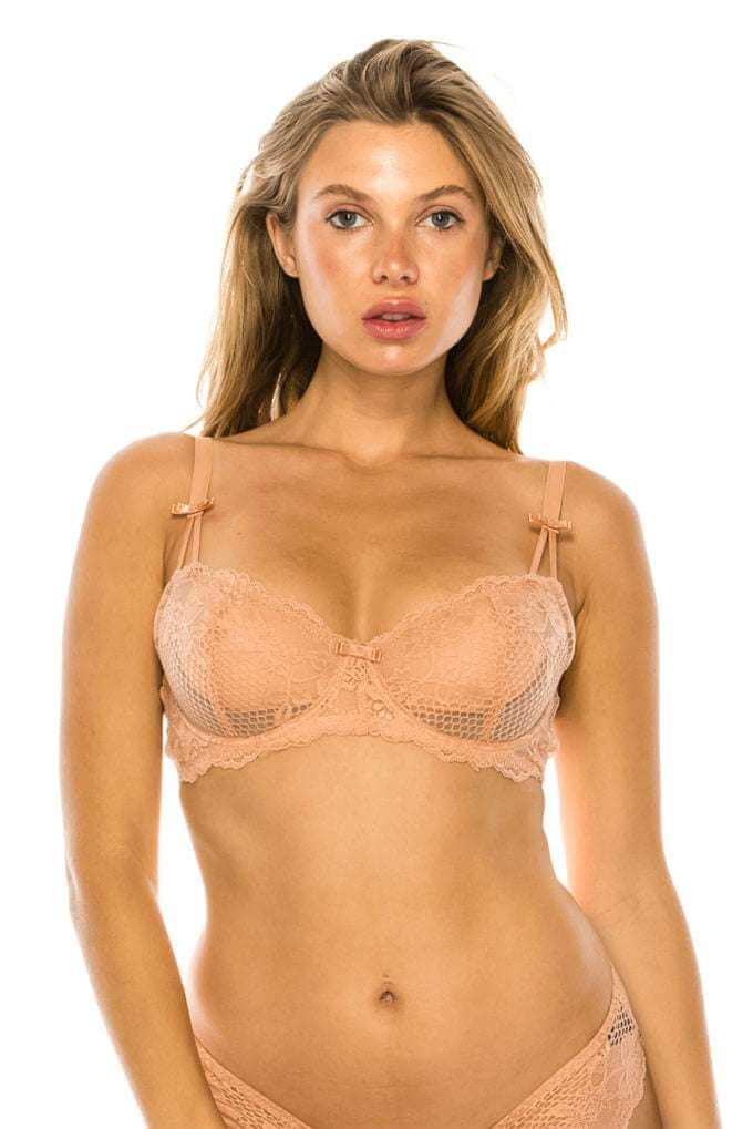 Soft Lace And  No Pad  Bra - The Diva Goddess