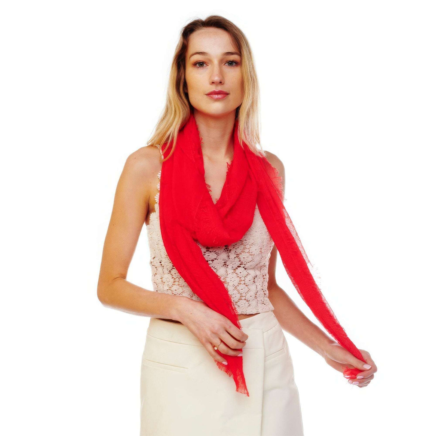 Solid Oblong Scarf - The Diva Goddess