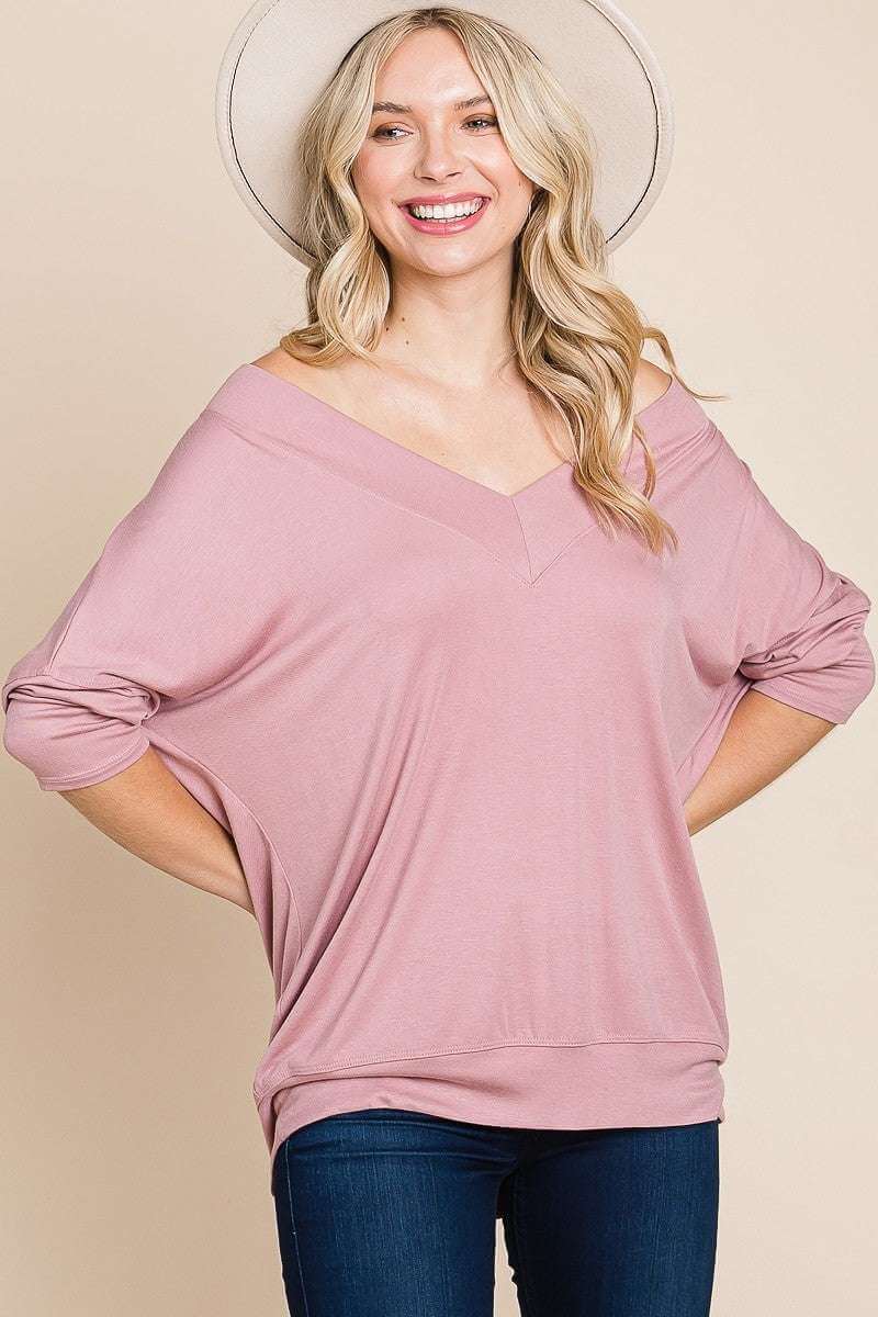 Casual 3/4 Sleeves Sleeves Top - The Diva Goddess