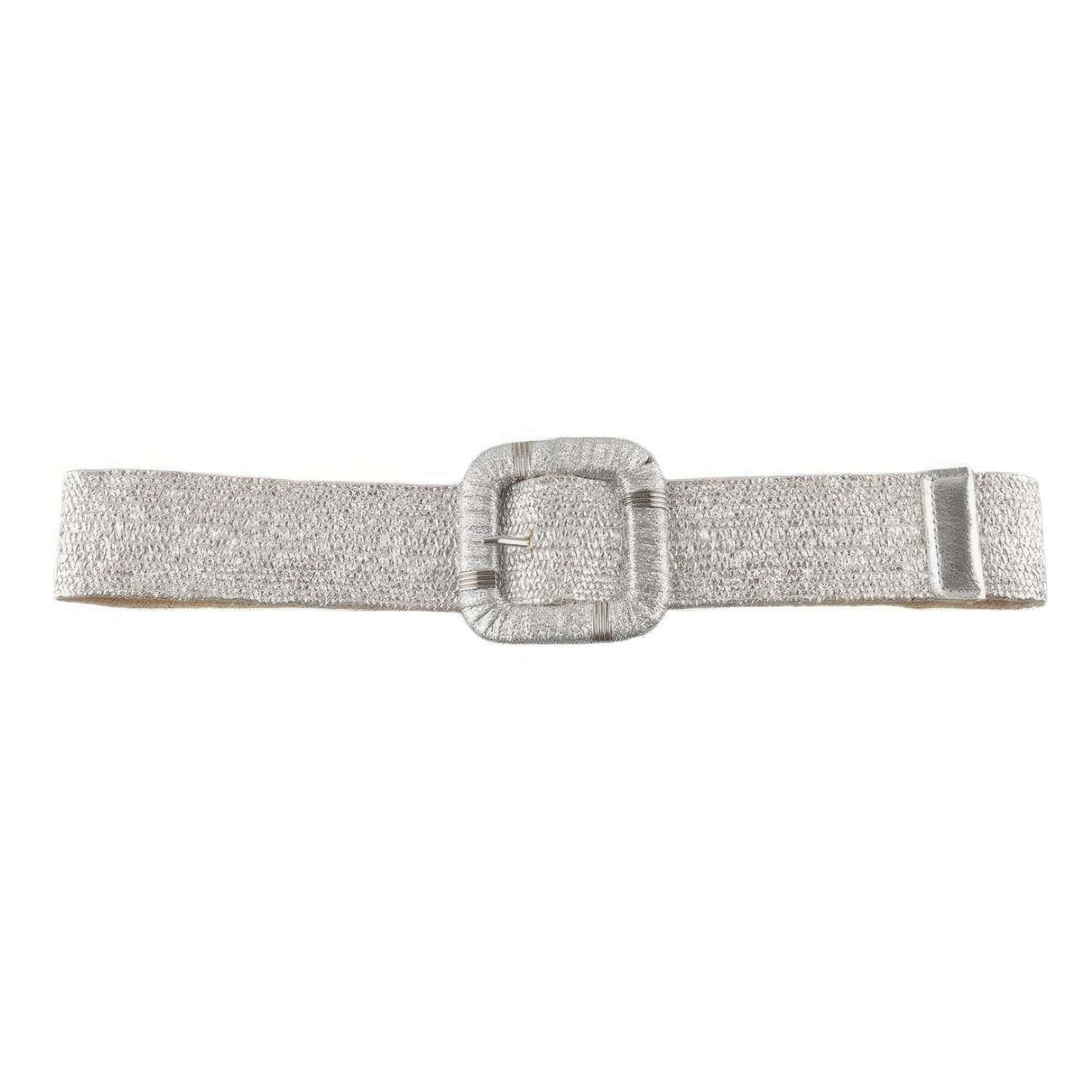 Straw Buckle Elastic Belt - The Diva Goddess