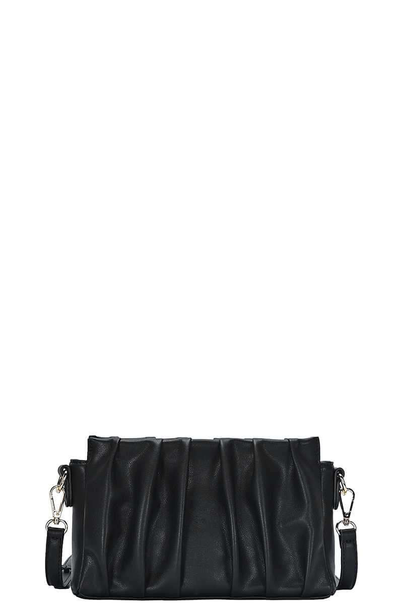 Stylish Smooth Wrinkled Crossbody Bag - The Diva Goddess