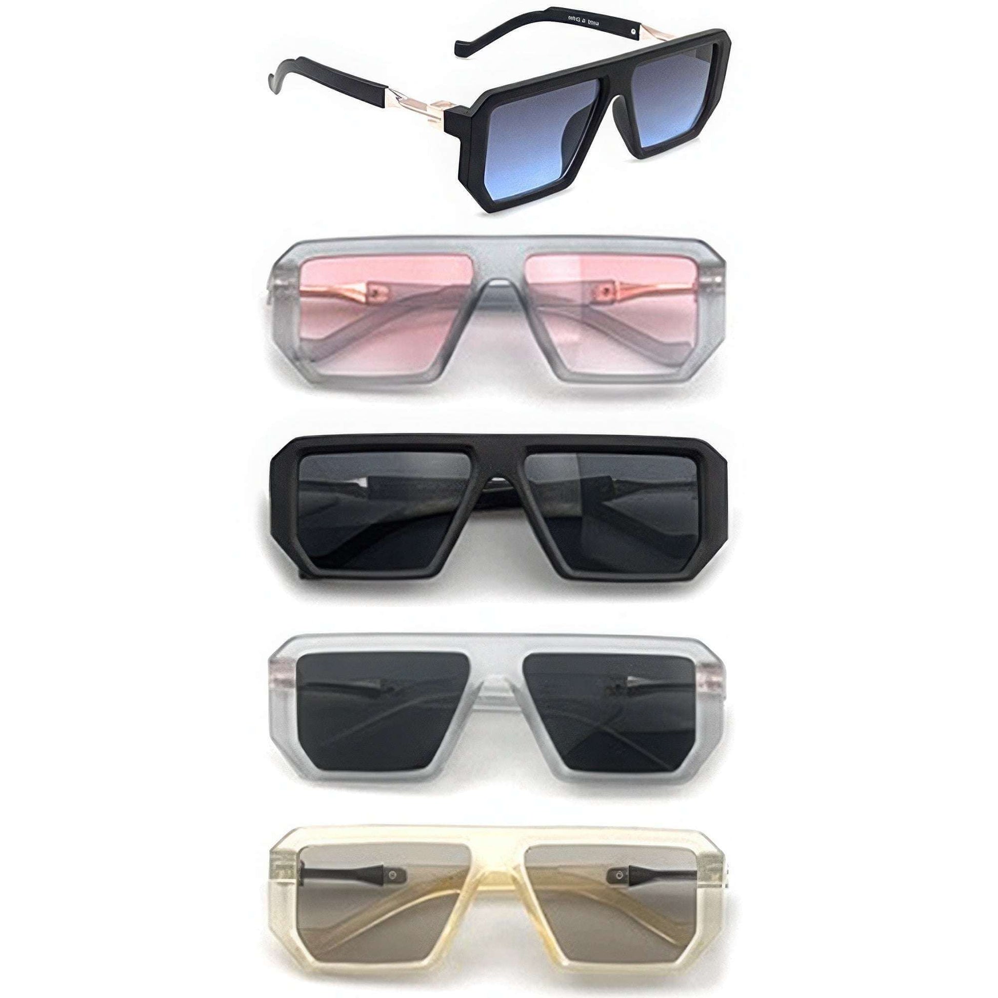 Stylish retro square sunglasses - The Diva Goddess