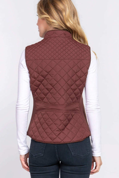 Trendy quilted vest - The Diva Goddess