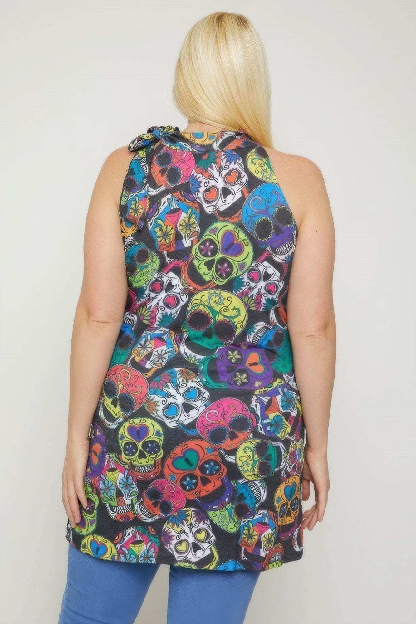 Sugar Skull Sublimation Print - The Diva Goddess