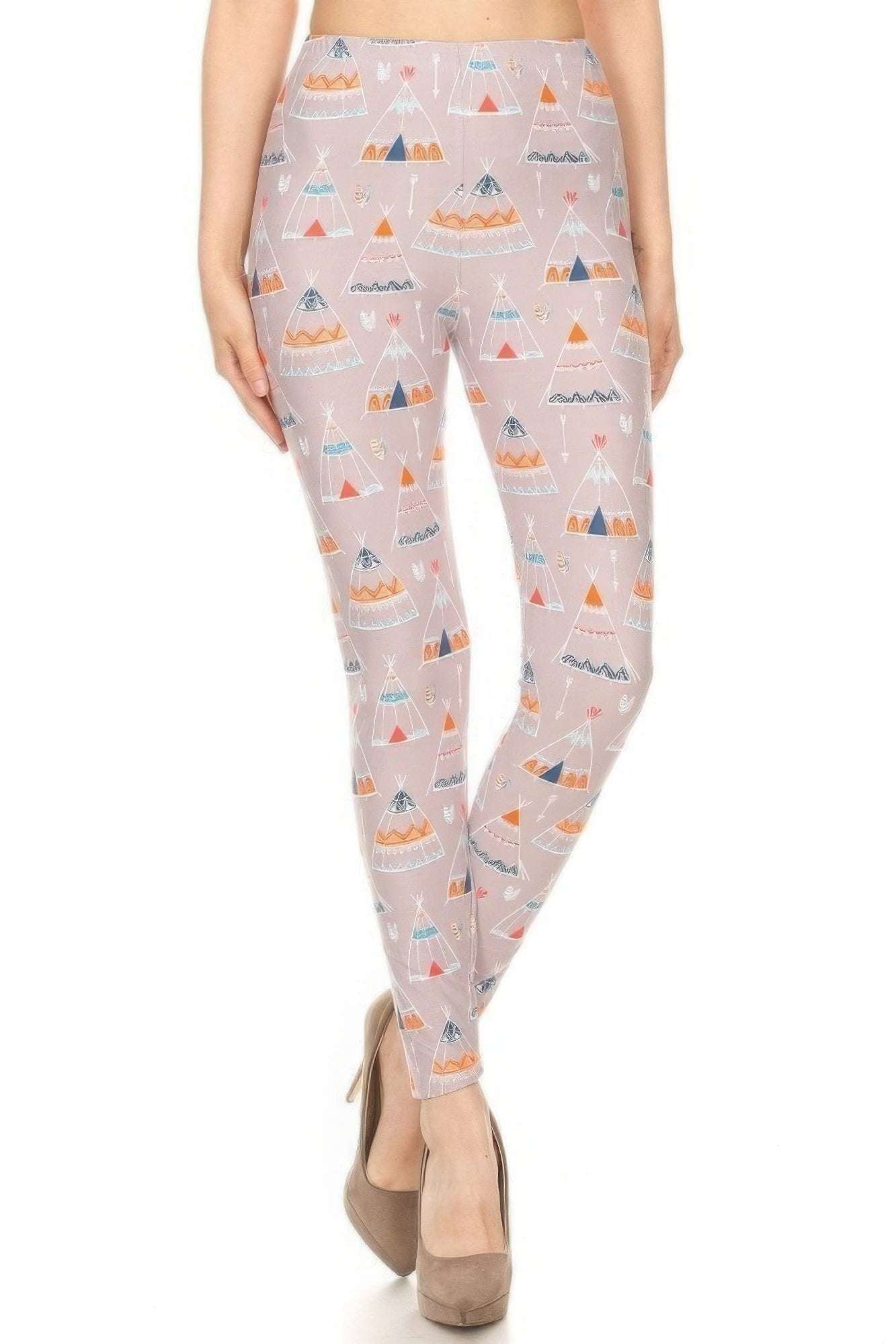 Teepee print leggings - The Diva Goddess