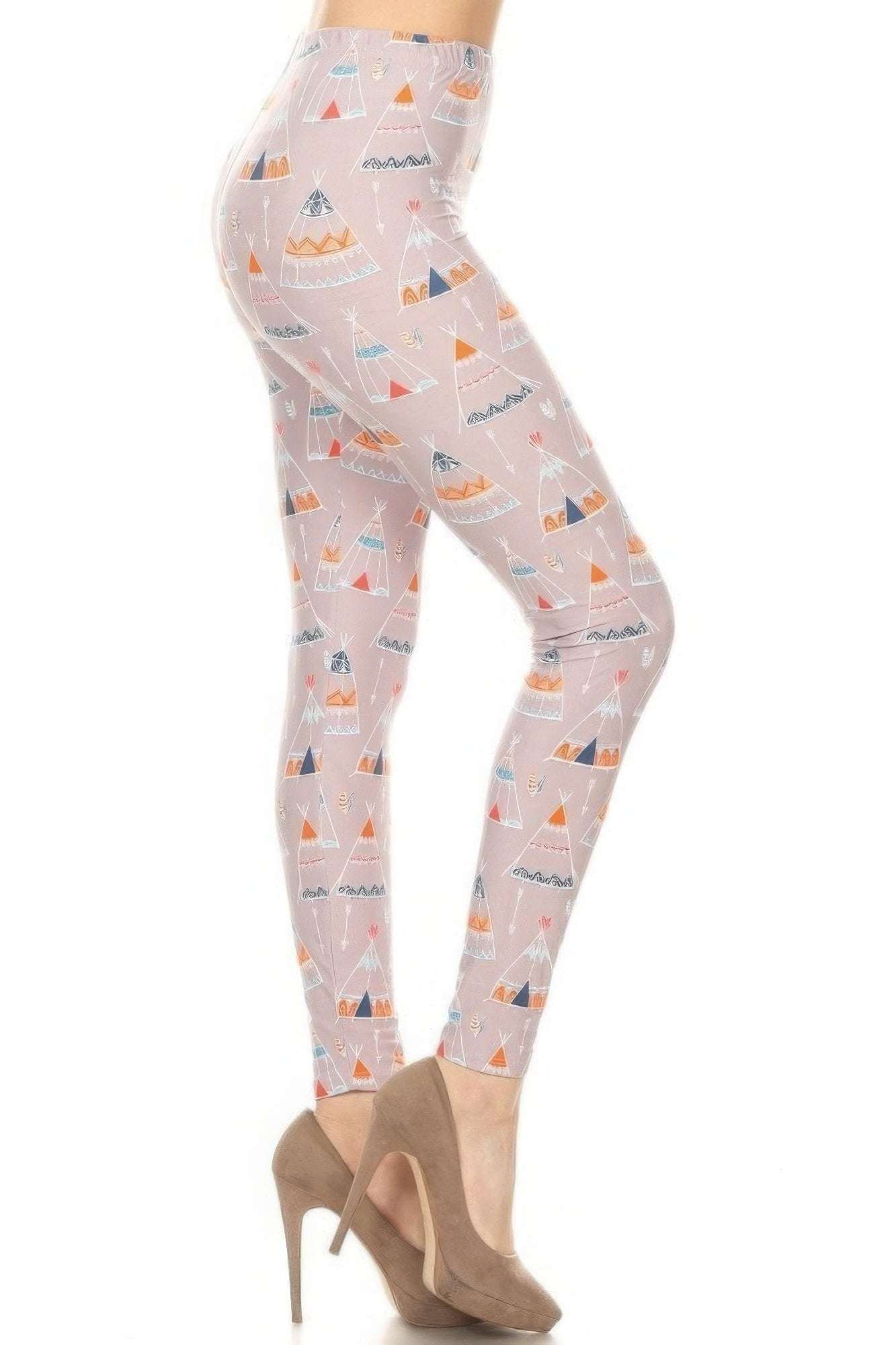 Teepee print leggings - The Diva Goddess