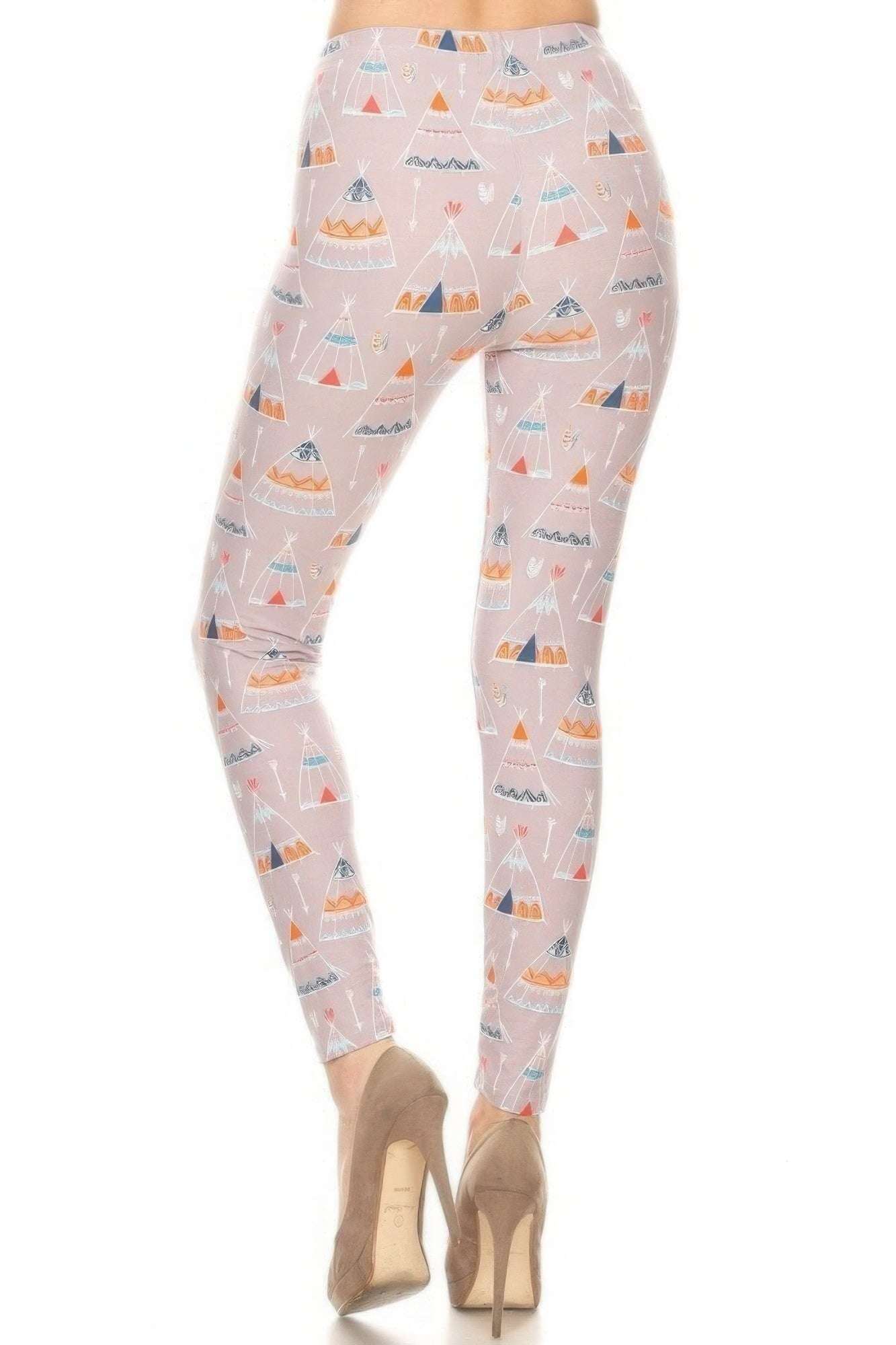 Teepee print leggings - The Diva Goddess