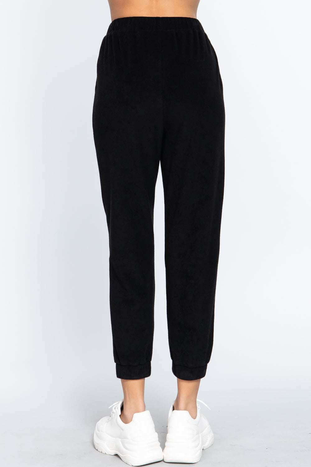 Terry Towelling Long Jogger Pants - The Diva Goddess