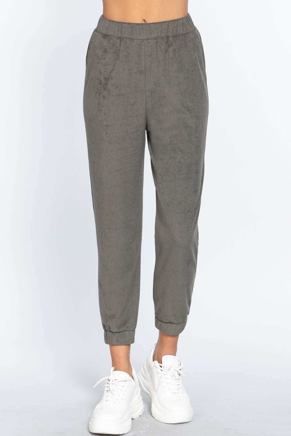 Terry Towelling Long Jogger Pants - The Diva Goddess