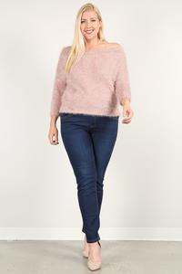 Textured Long Sleeve Top - The Diva Goddess