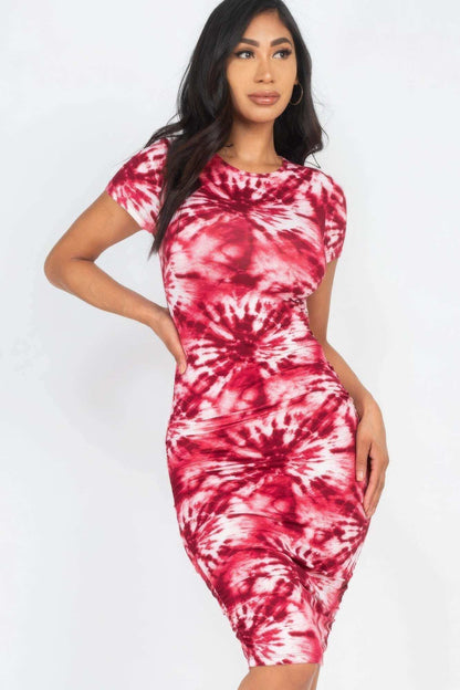 Tie-dye Printed Dress - The Diva Goddess