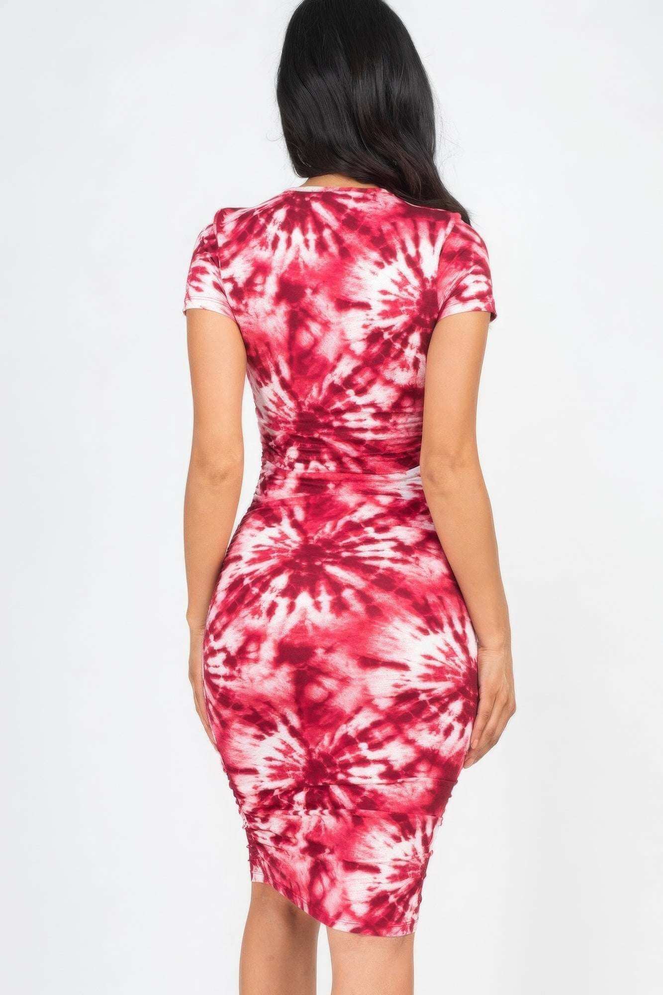 Tie-dye Printed Dress - The Diva Goddess