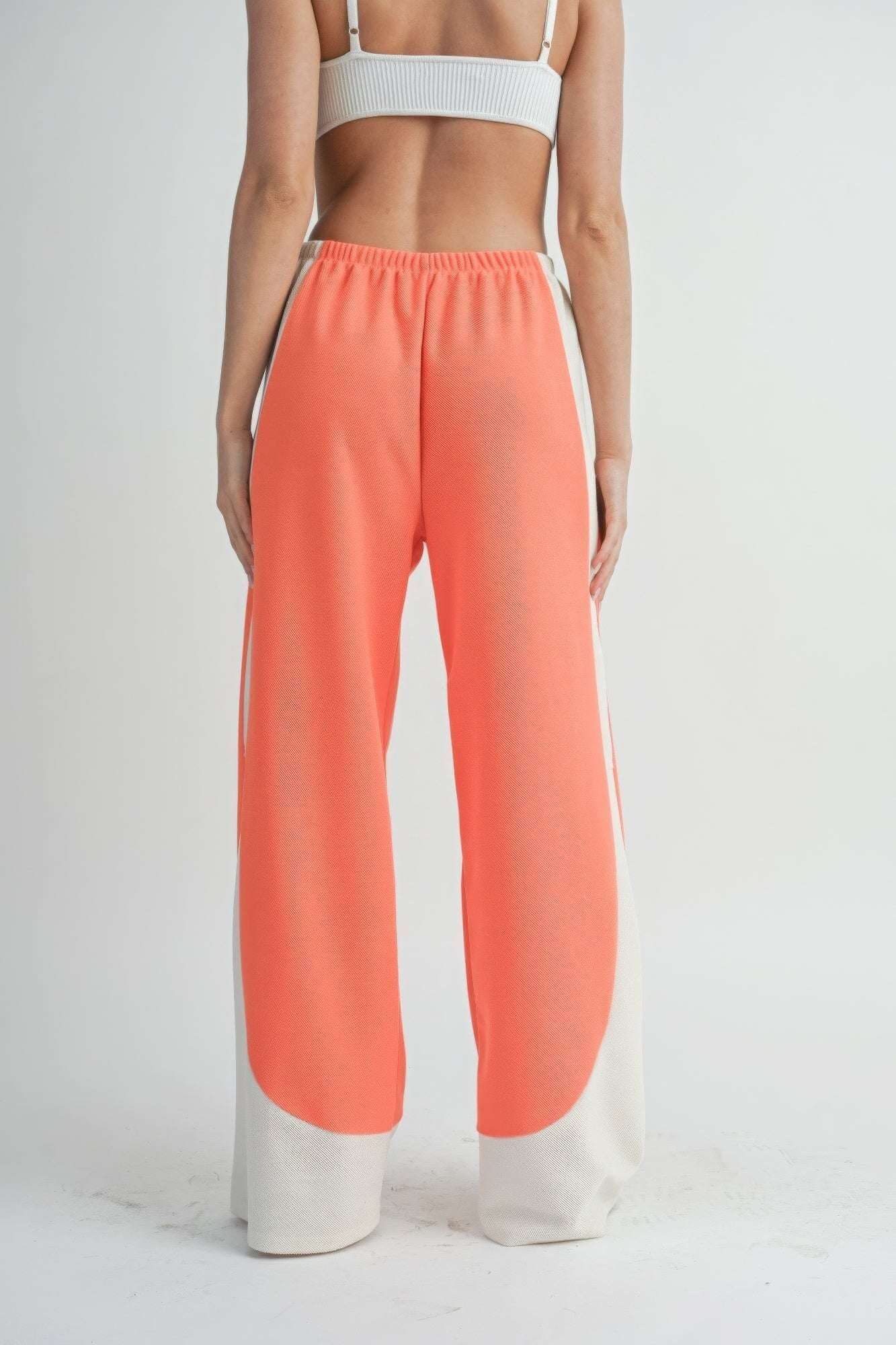 Two Toned Wide Leg Pants - The Diva Goddess