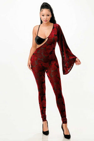 Bell sleeve jumpsuit - The Diva Goddess