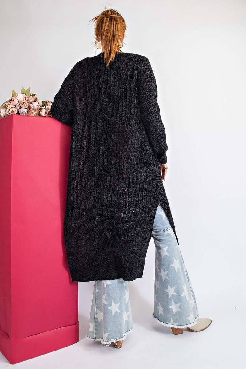 Velvet Thread Maxi Cardigan - The Diva Goddess