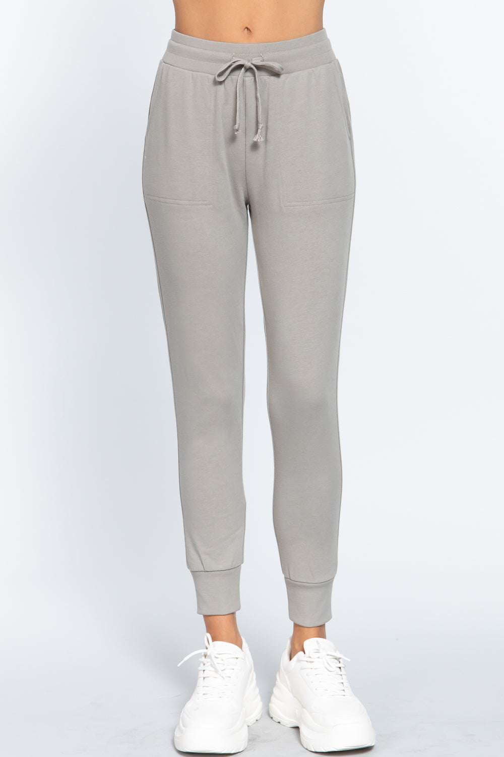 Waist Band Long Sweatpants With Pockets - The Diva Goddess