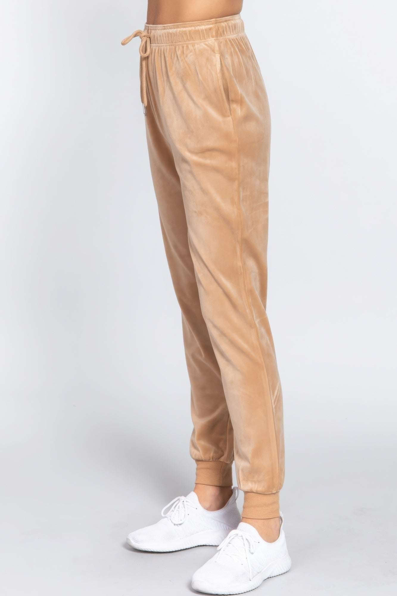 Velour jogger pants - The Diva Goddess