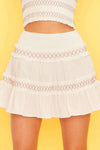 Smocked mini skirt - The Diva Goddess