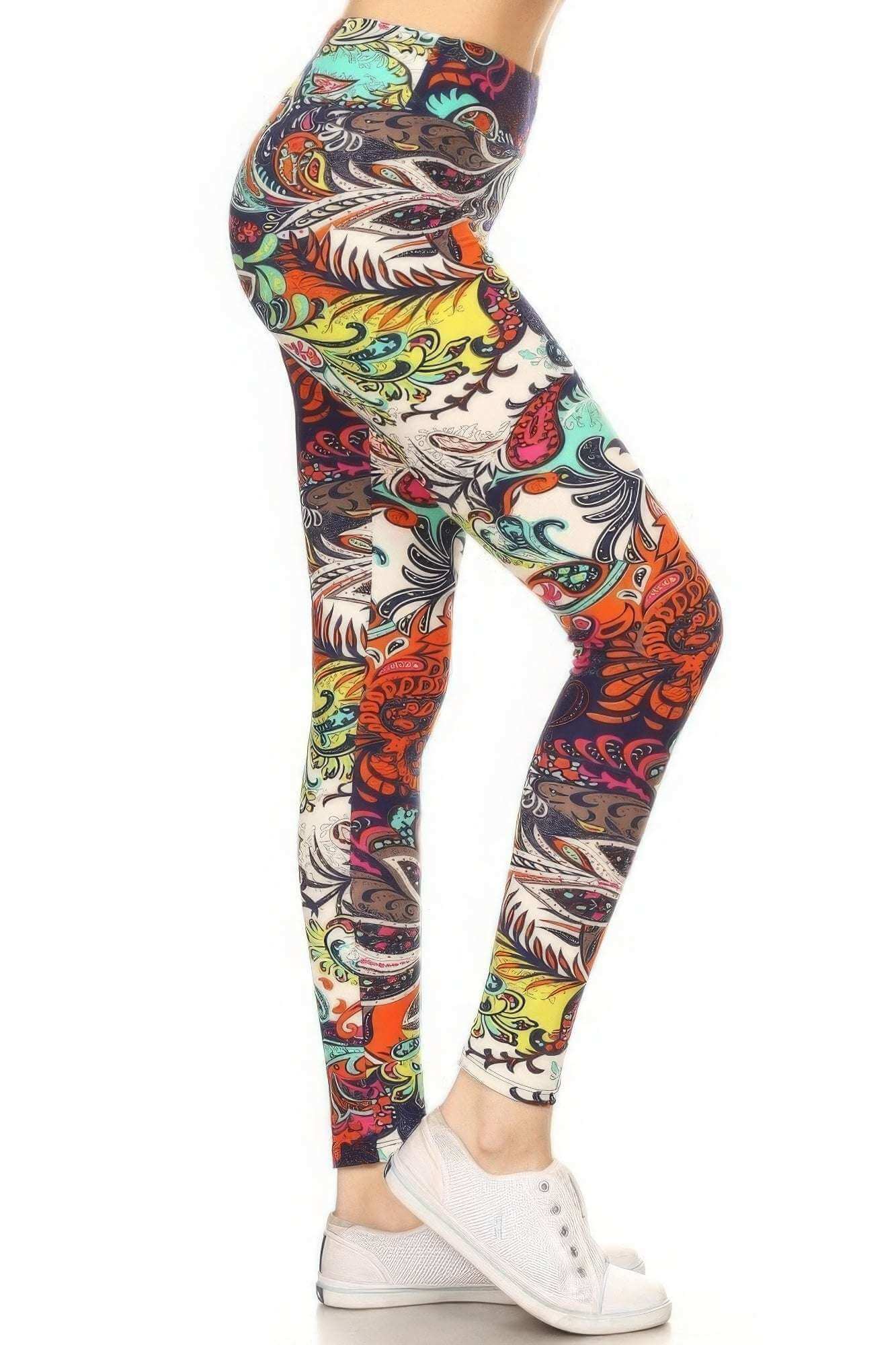 Multicolored yoga pants - The Diva Goddess