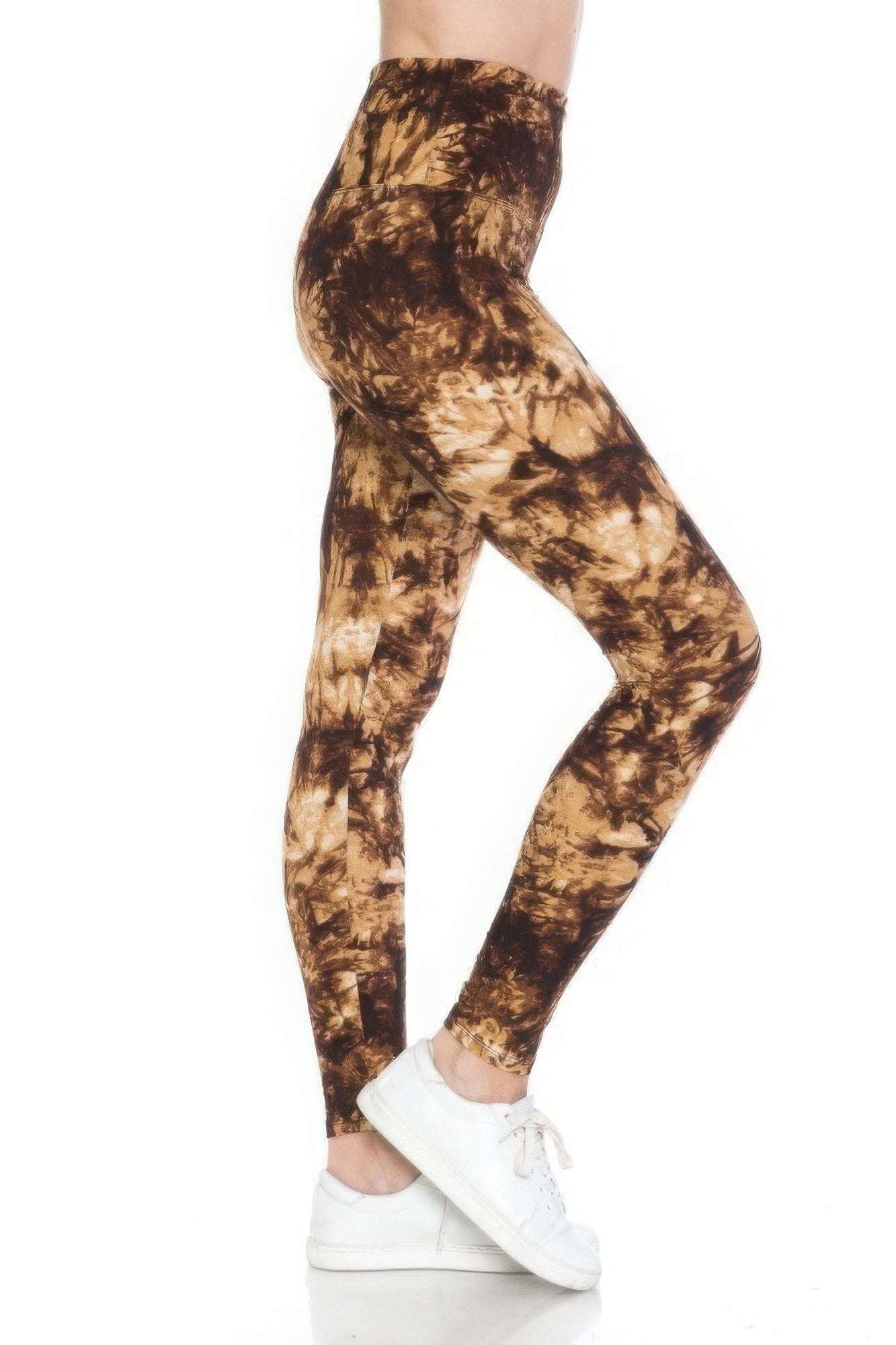 Yoga Wide Band Buttery Soft Print Leggings - The Diva Goddess