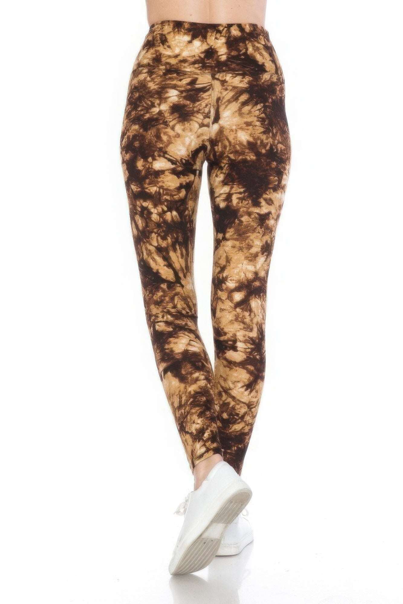 Yoga Wide Band Buttery Soft Print Leggings - The Diva Goddess