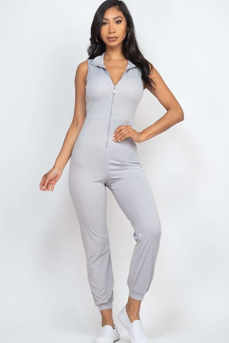 Zip Front Jumpsuit - The Diva Goddess